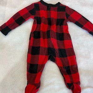Old Navy Baby Comfy Plaid Sleeper 0 - 3 Months